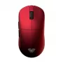 AULA V9PRO mouse da gaming wireless rosso