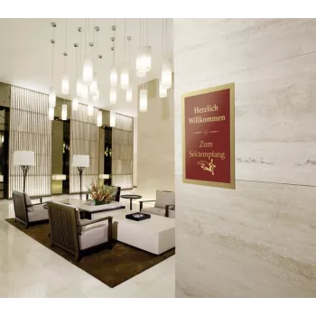 DURABLE cornice magnetica adesiva A4 oro