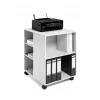 DURABLE Carrello multifunzione 74/59 aperto 528x737x592 mm grigio chiaro