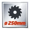 Einhell TC-MS 2513 L Troncatrice e sega a trazione, 1600 W, lama 250 mm, guida laser, rosso
