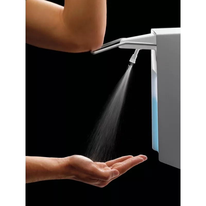 Bartscher Distributore disinfettante PS 0,9L-W 850019 argento/bianco plastica 0,9 L a parete manuale