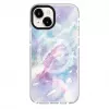 Evelatus Custodia PC+TPU per Apple iPhone 15 Plus compatibile MagSafe – Custom Marble Purple