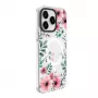 Evelatus Custodia PC+TPU per Apple iPhone 15 Pro Max compatibile MagSafe - motivo floreale trasparente