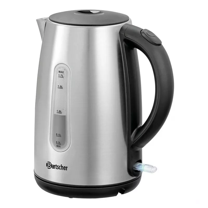 Bartscher 200095 Bollitore senza filo 1,7L in acciaio inox 2200W argento