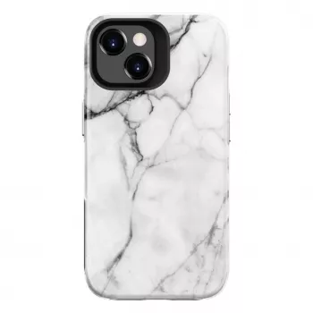 Evelatus Custodia Armor TPU+PC per Apple iPhone 15 Plus marmo bianco