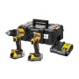 DEWALT 18V XR DCD800 DCF850 doppio set con 2 batterie ricaricabili Powerstack da 1,7Ah