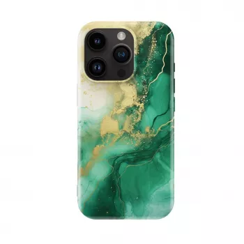 Evelatus custodia slim per Apple iPhone 16 Pro compatibile MagSafe con design stampa personalizzata verde