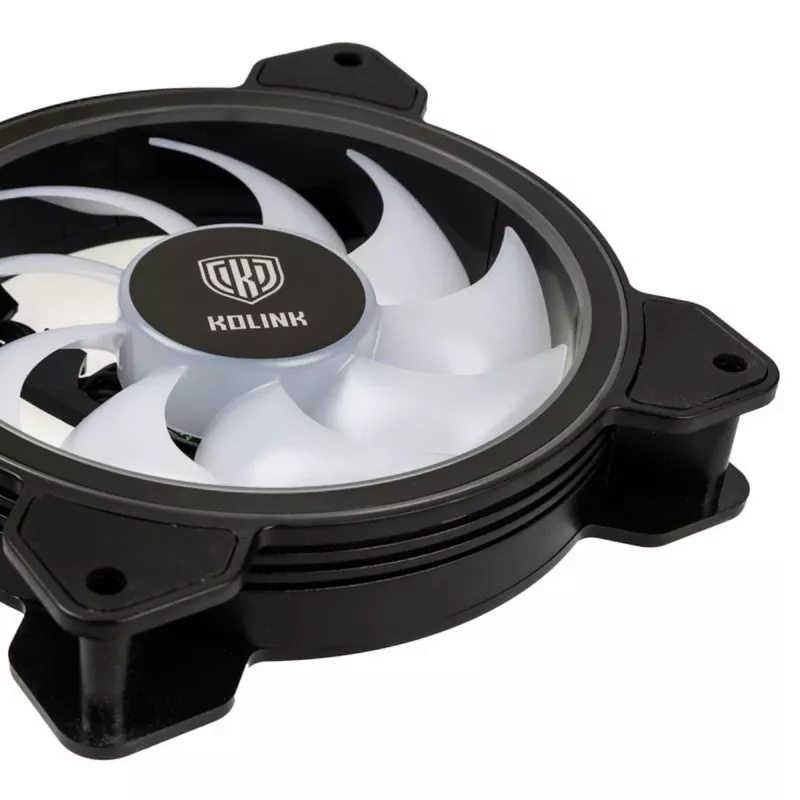Kolink Umbra HDB ARGB LED PWM ventola 120mm - nero/bianco