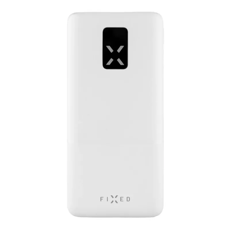 Fixed Zen 20 power bank 20000 mAh con display LCD e uscita PD 20W - bianco FIXZEN-20-WH