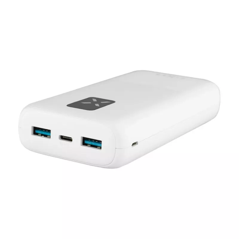 Fixed Zen 20 power bank 20000 mAh con display LCD e uscita PD 20W - bianco FIXZEN-20-WH