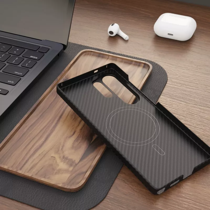 FIXED MagVelar guscio posteriore in fibra aramidica per Apple iPhone 17 – nero