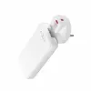 Fixed Slim Traveller caricabatterie da viaggio 2xUSB-C con adattatori mondiali, GaN, 45W – bianco