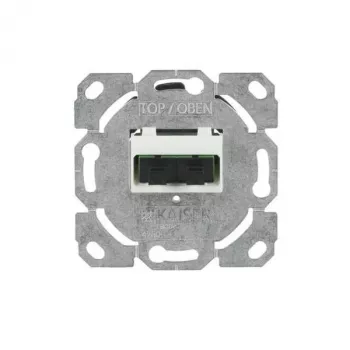 BUSCH-JAEGER presa di terminazione in fibra ottica 0244/22SC UP, SC Simplex, 2 porte, da incasso, bianco alpino (2CKA000230A0487)