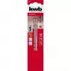 KWB 039650 punta per muratura 5 mm x 75 mm gambo cilindrico acciaio temprato
