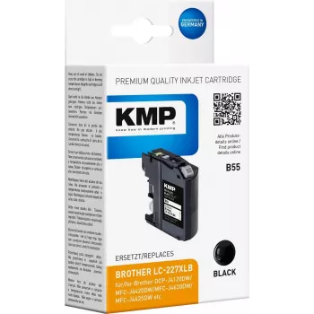 KMP B55 nero cartuccia d'inchiostro compatibile per Brother DCP-J4120DW, MFC-J4420DW, MFC-J4620DW, MFC-J4625DW, MFC-J5720DW 1531.4001