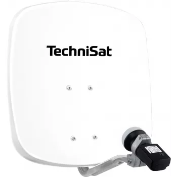TechniSat parabola SAT con LNB, disco da 45 cm, alluminio, LNB singolo (1745/8195)