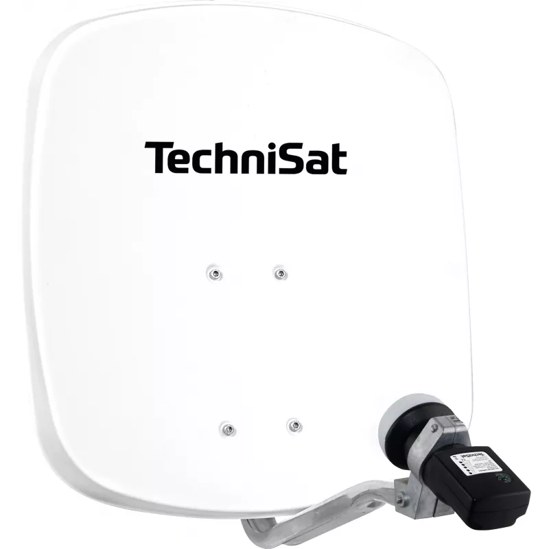 TechniSat parabola SAT con LNB, disco da 45 cm, alluminio, LNB singolo (1745/8195)