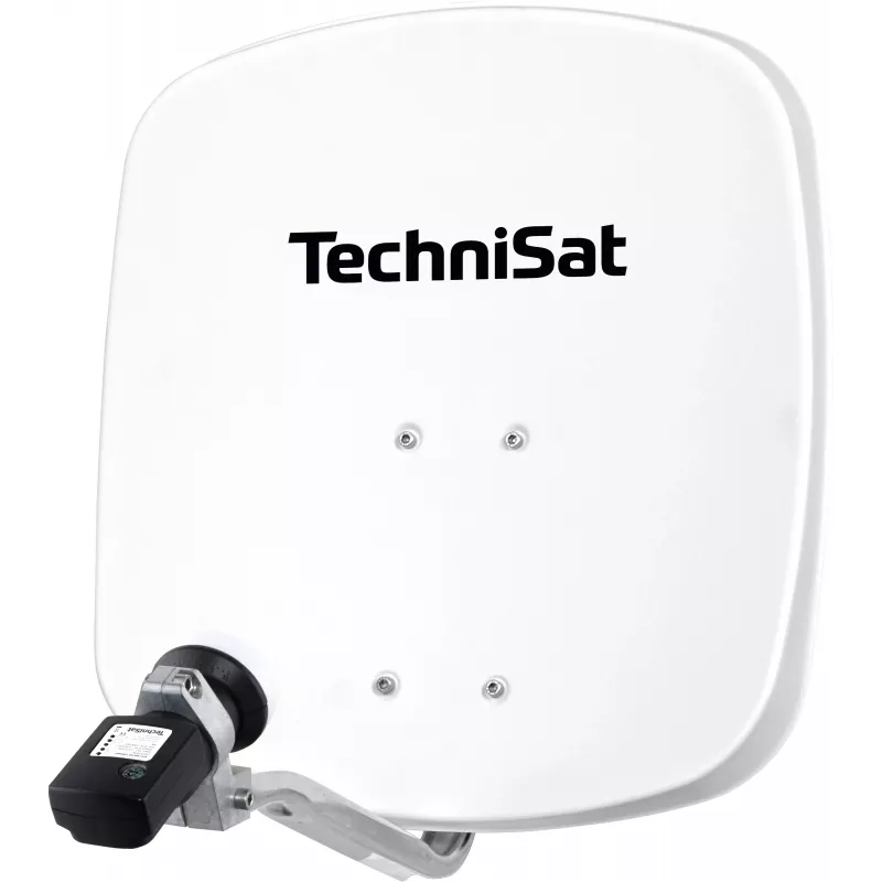 TechniSat parabola SAT con LNB, disco da 45 cm, alluminio, LNB singolo (1745/8195)