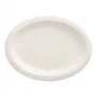 PAPSTAR pure piatto ovale in canna da zucchero 260 x 200 mm, 50 pezzi, compostabile, adatto al microonde 89741