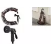 Bradas SPRING FLEX set tubo a spirale 15 m estensibile, autoavvolgente, con ugello a spruzzo e raccordi rapidi WSF15