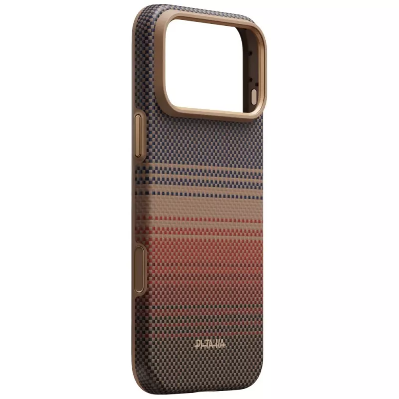 Custodia PITAKA Summa per iPhone 18 Pro Max / 17 Pro Max – Custodia per smartphone in fibra aramidica MagSafe Sunset