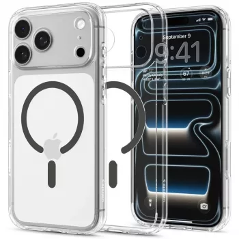 SPIGEN Ultra Hybrid MagSafe iPhone 17 Pro / 18 Pro Trasparente/Grafite