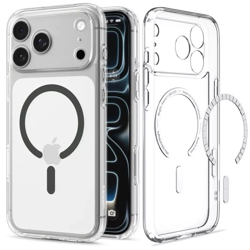 SPIGEN Ultra Hybrid MagSafe iPhone 17 Pro / 18 Pro Trasparente/Grafite