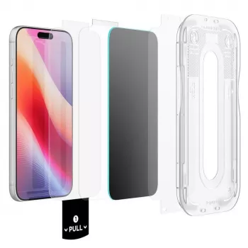 Spigen Glas.tR EZ Fit Pro HD Privacy pellicola protettiva in vetro temperato per display per iPhone 18 Pro