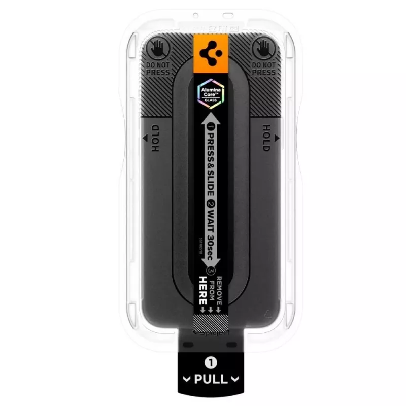 Spigen Glas.tR EZ Fit Pro HD Privacy pellicola protettiva in vetro temperato per display per iPhone 18 Pro