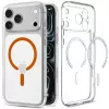 Spigen Ultra Hybrid custodia MagSafe per iPhone 17 Pro / 18 Pro - trasparente/arancione