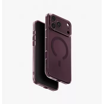 UNIQ Airsuit MagClick custodia con ricarica per iPhone 18 Pro Max / 17 Pro Max – bordeaux