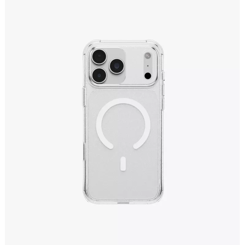 UNIQ LifePro Xtreme MagClick custodia con ricarica per iPhone 18 Pro Max / 17 Pro Max – trasparente glitter