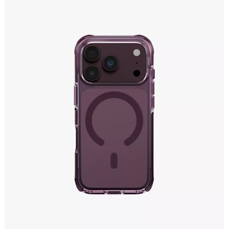 UNIQ Combat Magclick custodia con ricarica per iPhone 18 Pro / 17 Pro – nero