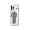 SKINARMA Haxa custodia per iPhone 17 Pro Max con ricarica magnetica e supporto grip - trasparente