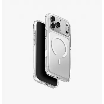UNIQ LifePro Xtreme Magclick custodia trasparente con ricarica per iPhone 18 Pro Max / 17 Pro Max