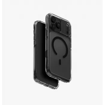 UNIQ LifePro Xtreme Magclick custodia trasparente con ricarica per iPhone 18 Pro Max / 17 Pro Max