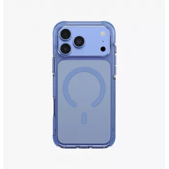 UNIQ Combat custodia per iPhone 18 Pro Max / 17 Pro Max con ricarica MagClick - blu