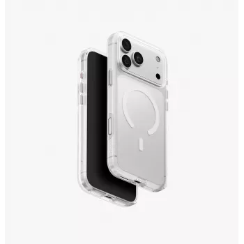 UNIQ Clario Magclick custodia trasparente con ricarica per iPhone 18 Pro Max / 17 Pro Max
