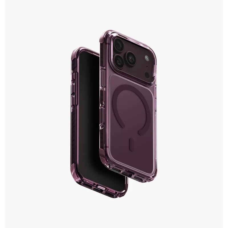 UNIQ Combat Magclick custodia con ricarica per iPhone 18 Pro / 17 Pro – blu
