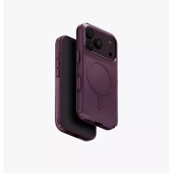 UNIQ Clario Eco Magclick custodia con ricarica per iPhone 18 Pro/17 Pro – viola