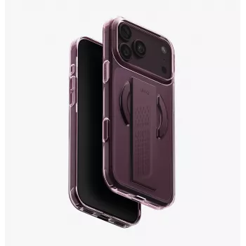 UNIQ Heldro Air MagClick custodia con ricarica per iPhone 18 Pro Max / 17 Pro Max – bordeaux