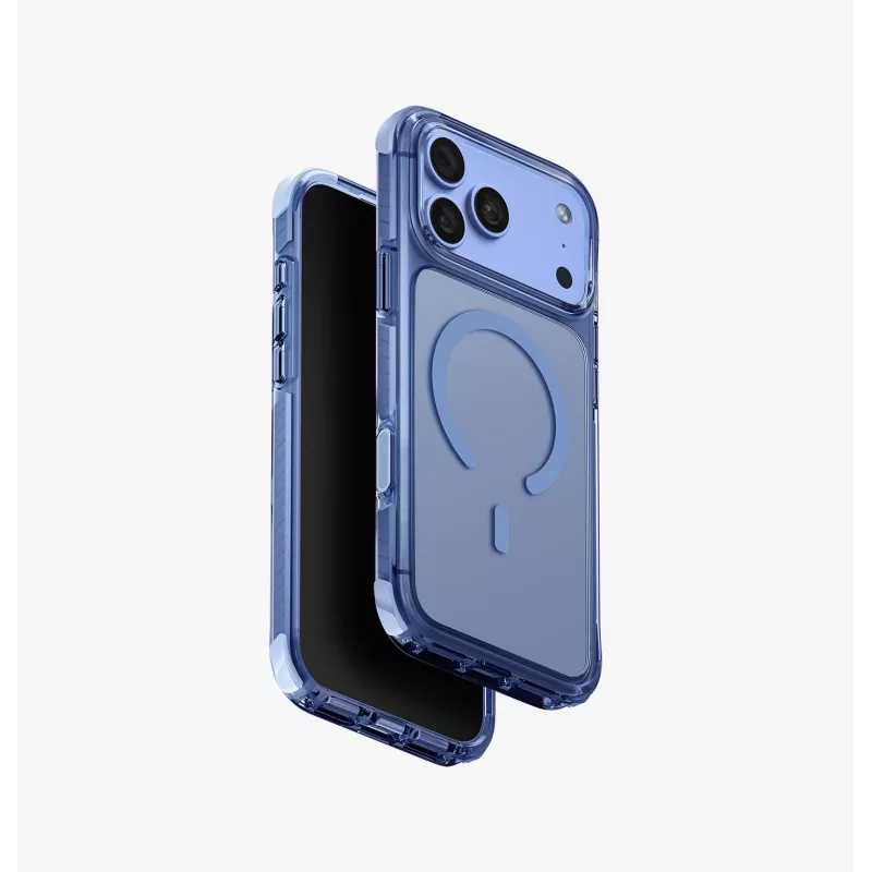 UNIQ Combat MagClick custodia con ricarica per iPhone 18 Pro Max / 17 Pro Max – bordeaux