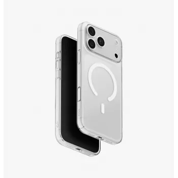 UNIQ Airsuit Magclick custodia trasparente con ricarica per iPhone 18 Pro Max / 17 Pro Max
