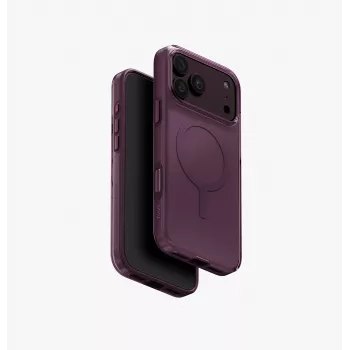 UNIQ Clario Magclick custodia eco con ricarica per iPhone 18 Pro Max / 17 Pro Max – viola