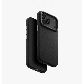 UNIQ Keva EDGE MagClick custodia con ricarica per iPhone 18 Pro / 17 Pro – nero