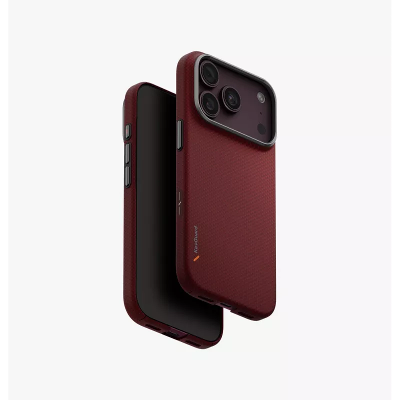 UNIQ Keva EDGE MagClick custodia con ricarica per iPhone 18 Pro / 17 Pro – nero