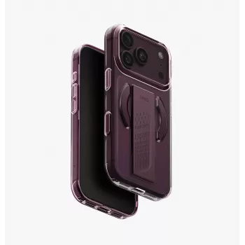 UNIQ Heldro Air MagClick custodia di ricarica per iPhone 18 Pro / 17 Pro – bordeaux