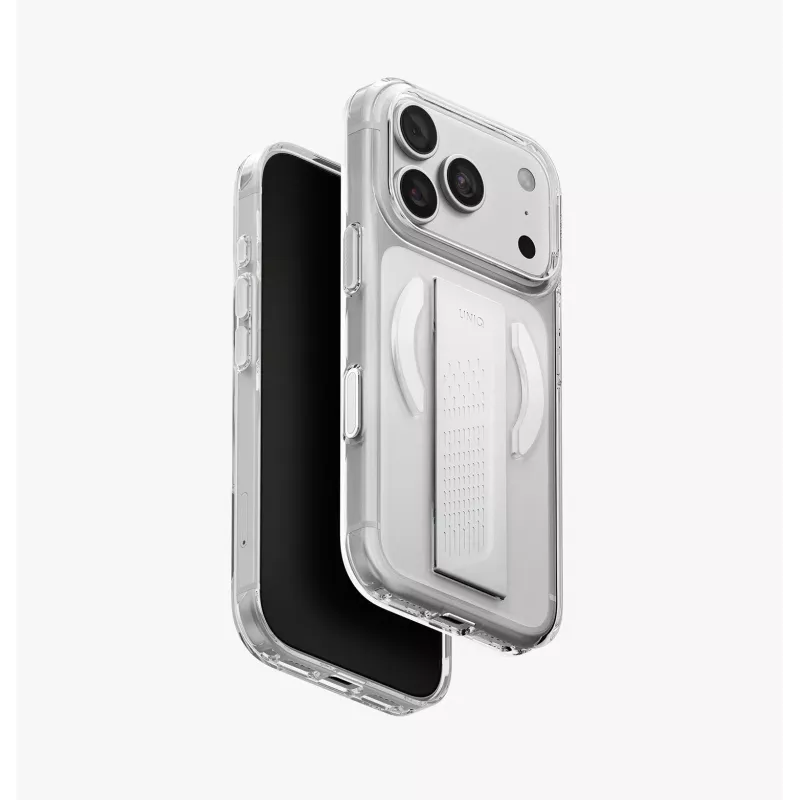 UNIQ Heldro Air MagClick custodia di ricarica per iPhone 18 Pro / 17 Pro – bordeaux