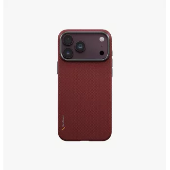 UNIQ Keva Edge Magclick custodia di ricarica per iPhone 18 Pro Max / 17 Pro Max – rosso