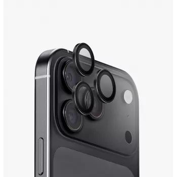 UNIQ Optix Aluguard (DX2) protezione obiettivo fotocamera per iPhone 18 Pro / iPhone 18 Pro Max – blu con applicatore